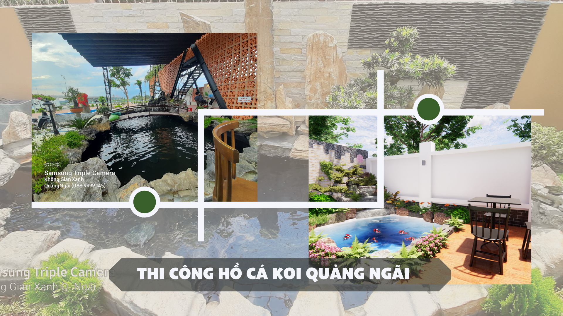 thiết kế hồ cá koi