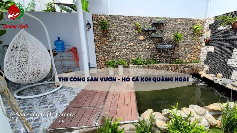 thiết kế thi công sân vườn